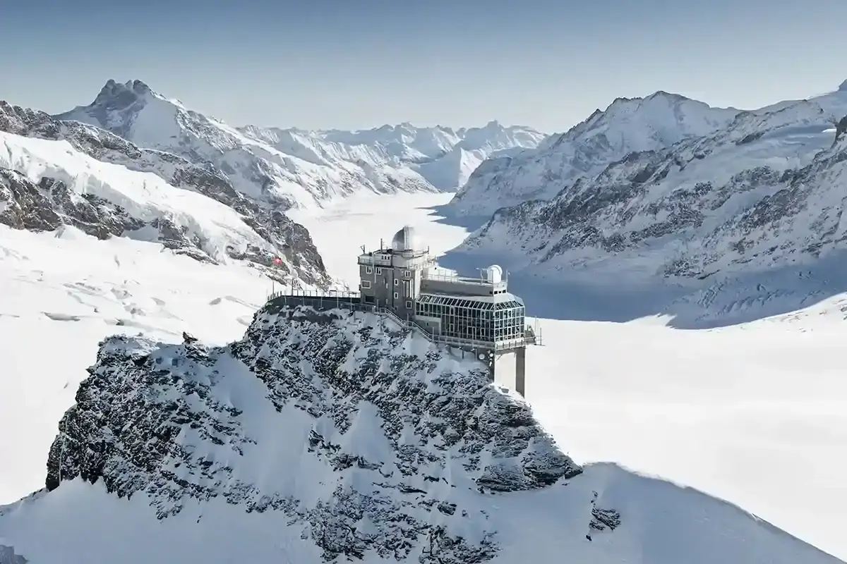 Top of Jungfraujoch Sphinx tower
